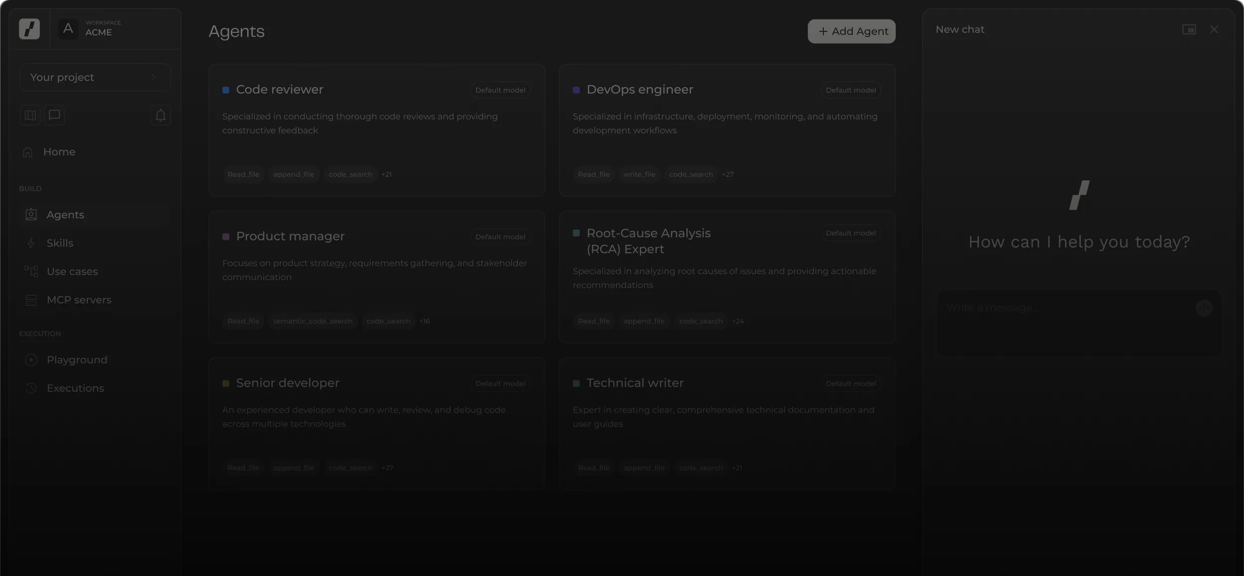 Play the Overcut agents dashboard demo video