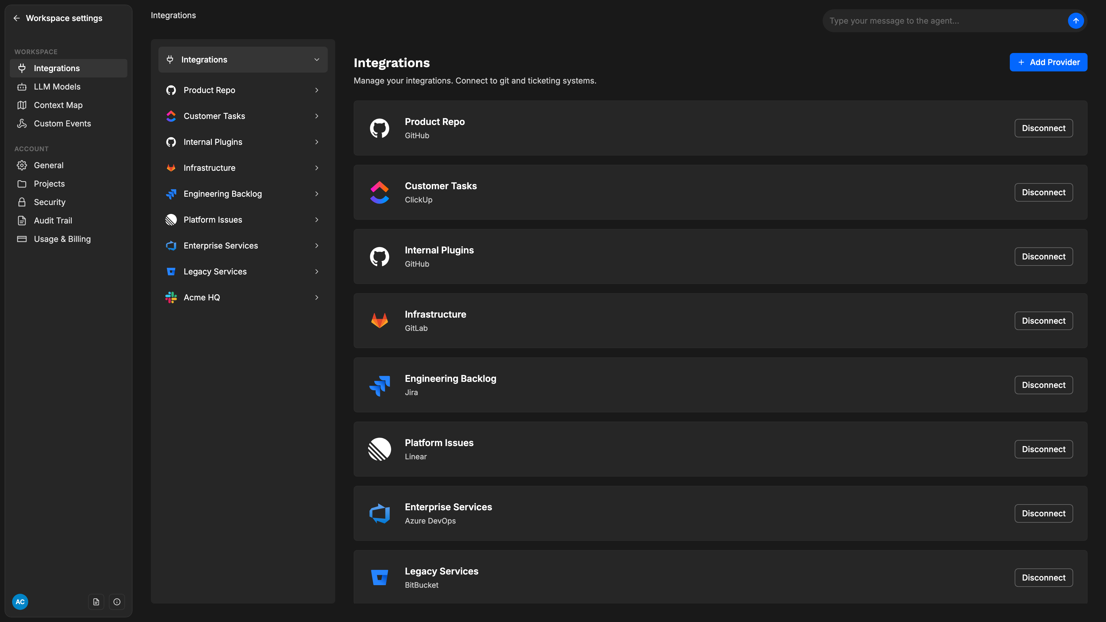 Overcut integrations: connect source control, issue tracking, CI/CD, and more